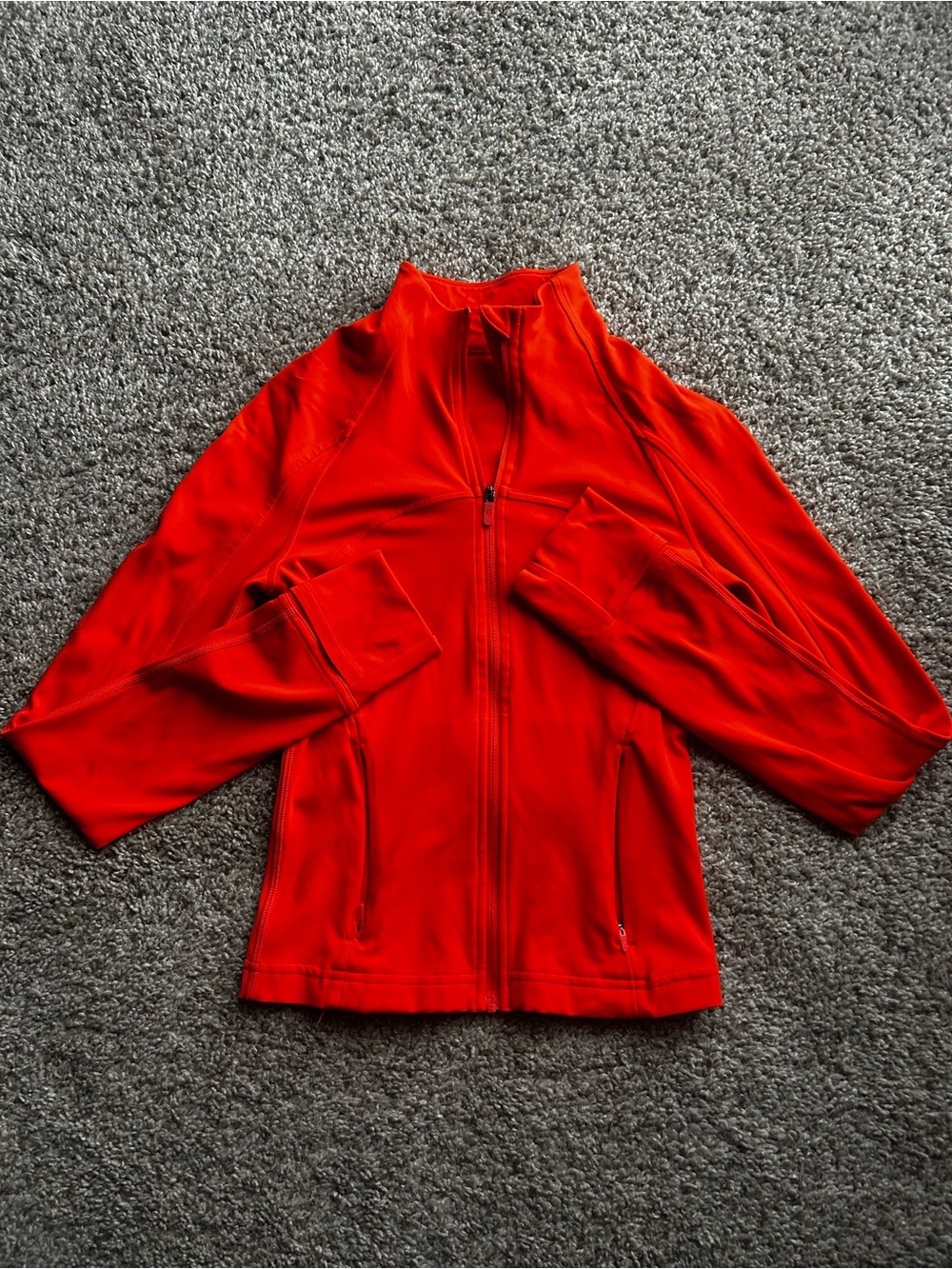 Lululemon Athletica Orange Define Jacket